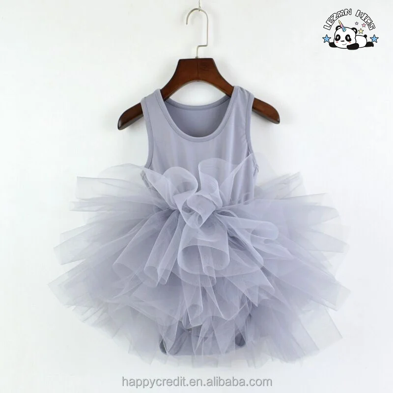 LEZONKIDS - 2021 fashionable fluffy children's tutu children's ballet girl tulle skirt princess layered tulle dress